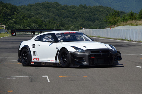 New Nissan GT-R GT3 racing car
