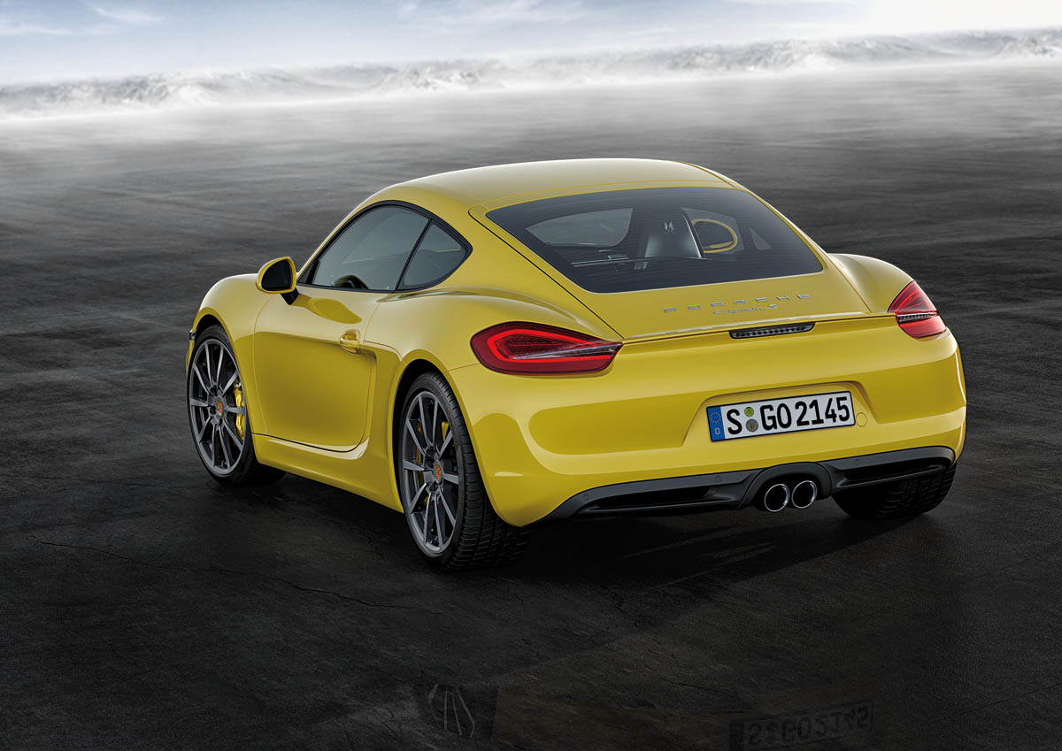 2013 Porsche Cayman S rear