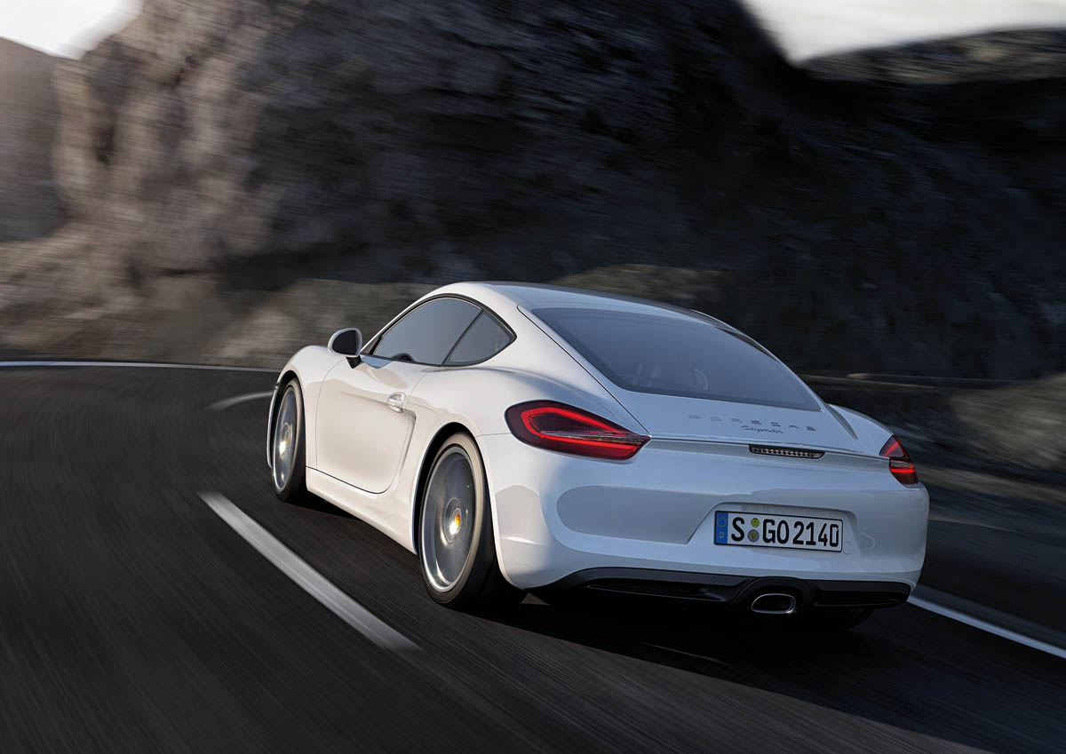 2013 Porsche Cayman rear