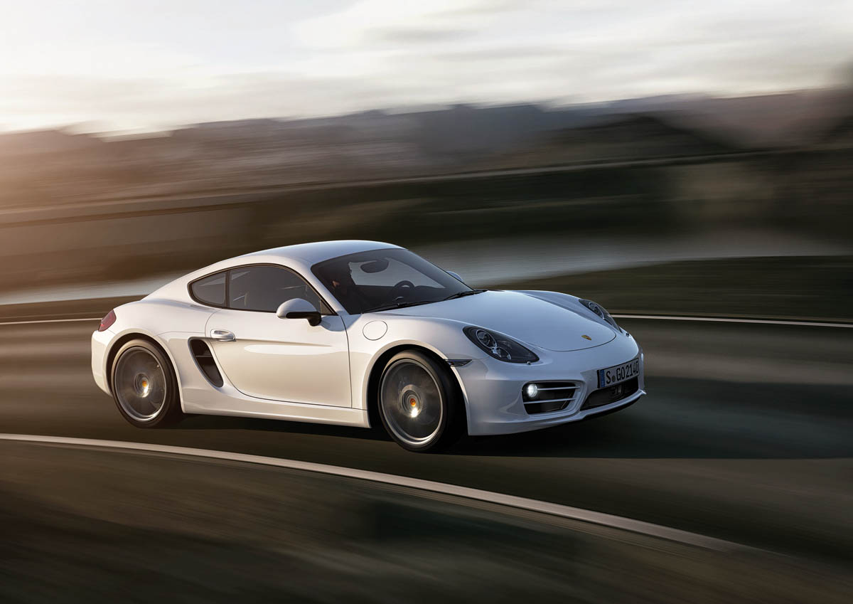2013 Porsche Cayman side profile