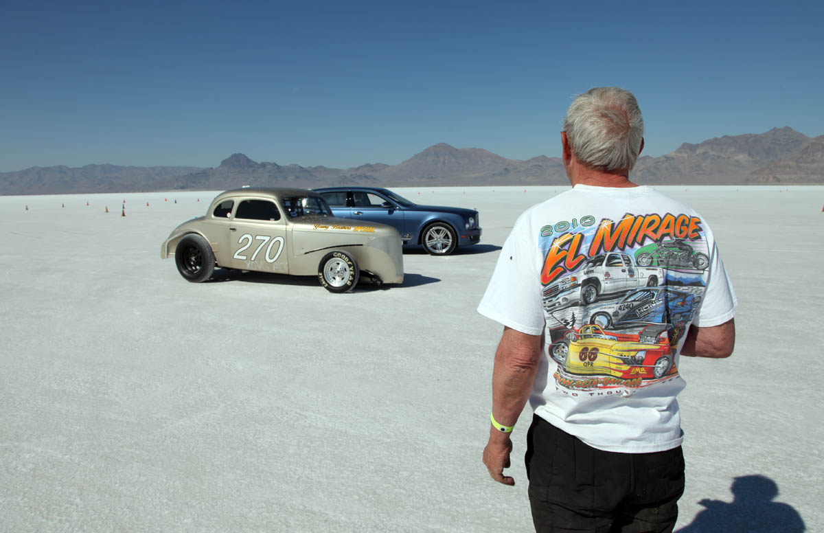 evo January 2013 Bentley Mulsanne at Bonneville