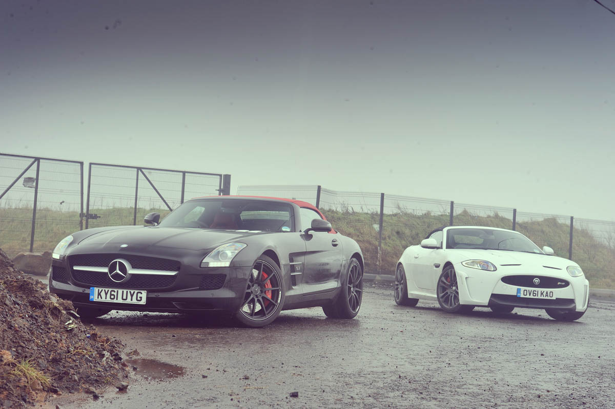 Jaguar XKR-S Convertible vs Mercedes SLS AMG Roadster