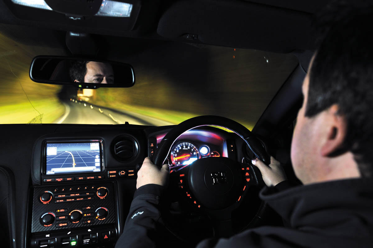 Porsche 911 Carrera group test Nissan GT-R