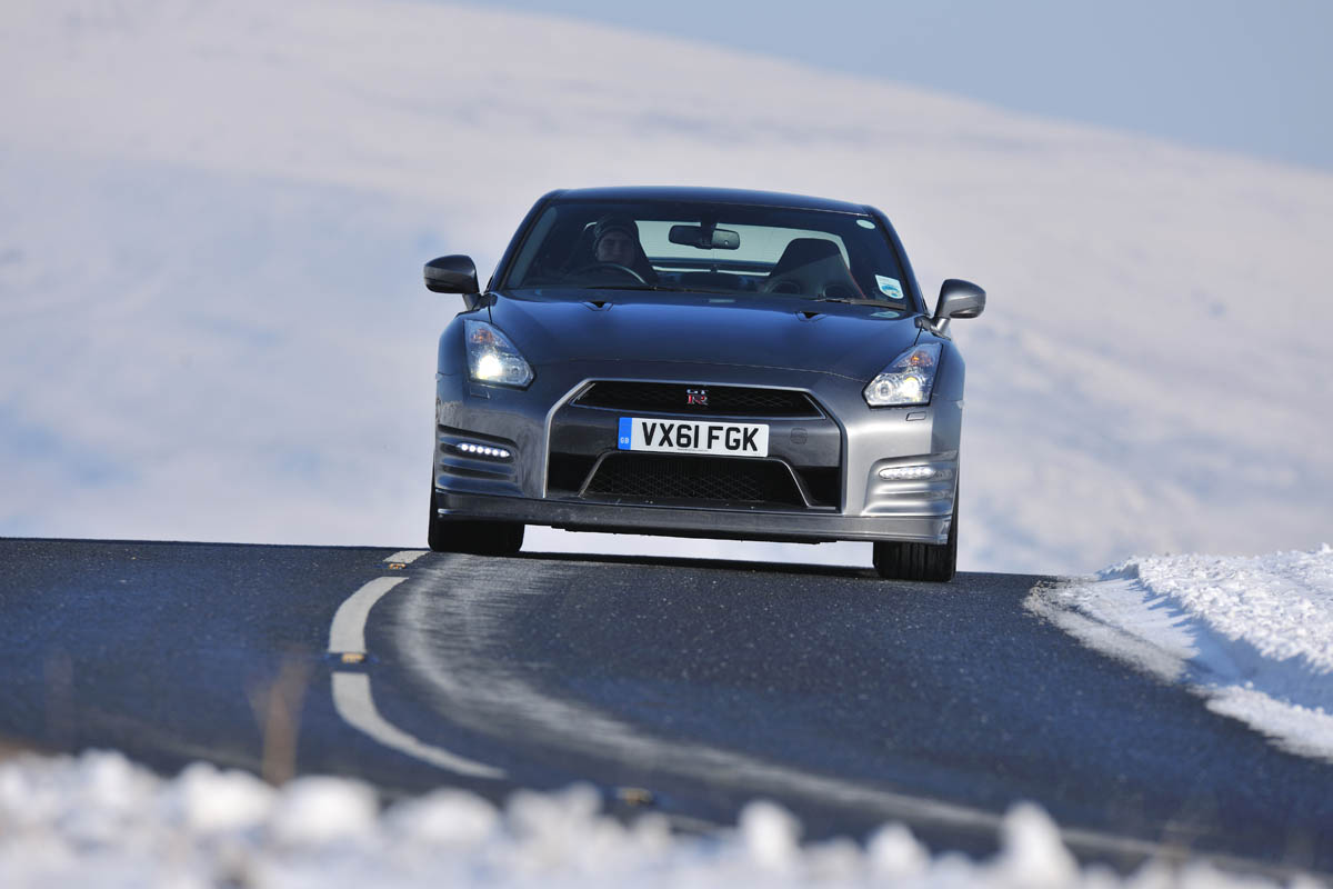 Porsche 911 Carrera group test Nissan GT-R