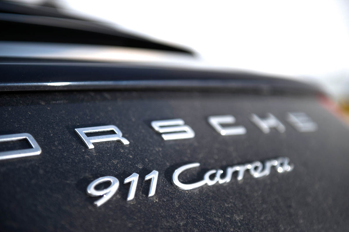 Porsche 911 Carrera group test badge