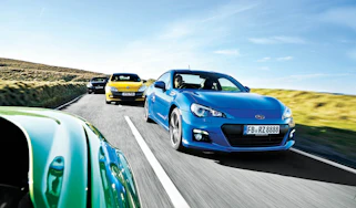 Subaru BRZ vs Nissan 370Z, Mazda MX-5 and Renault Megane 265