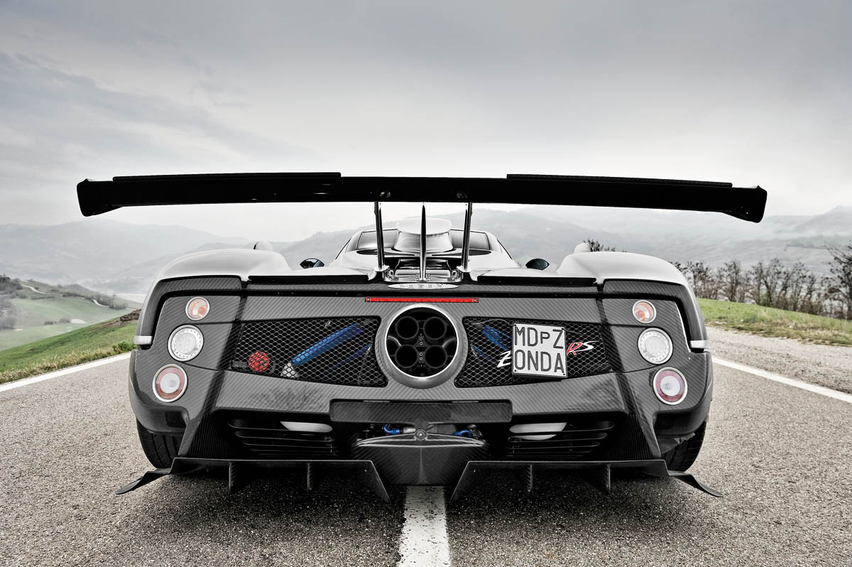 Pagani Zonda 760RS - the most extreme Zonda rear spoiler