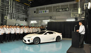 Lexus LFA production ends