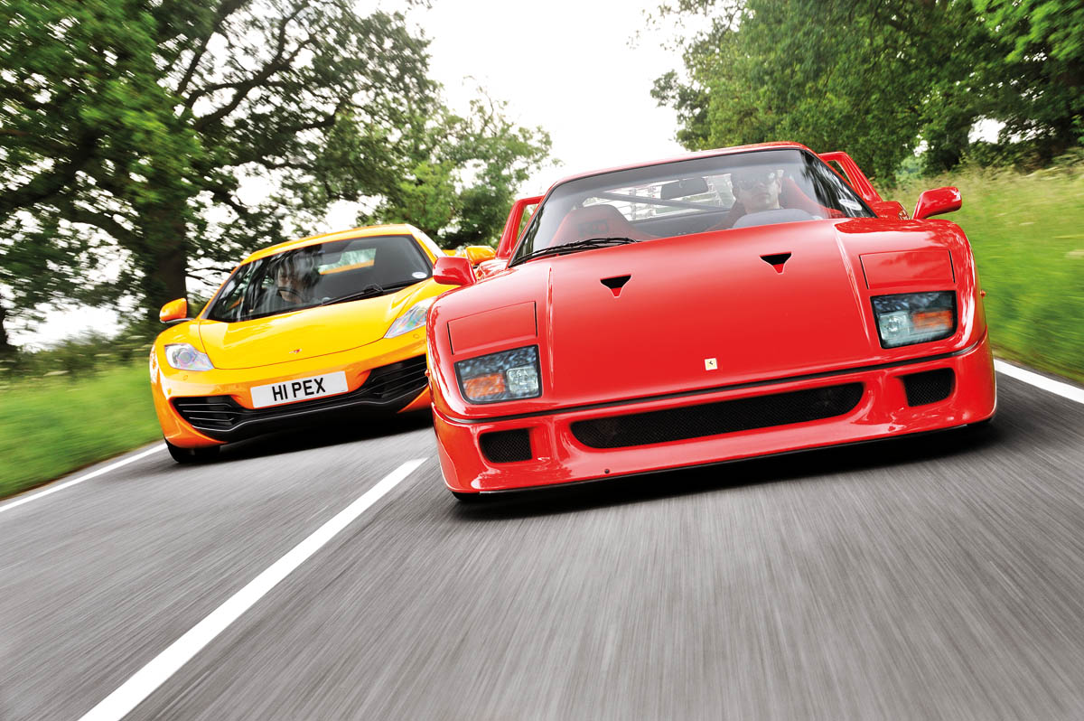 McLaren MP4-12C vs Ferrari F40