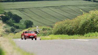 Toyota GT86 sideways slide skid drift