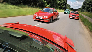 Toyota GT86 vs Renault Clio 200 Cup, Honda Integra Type-R, BMW M3 E30