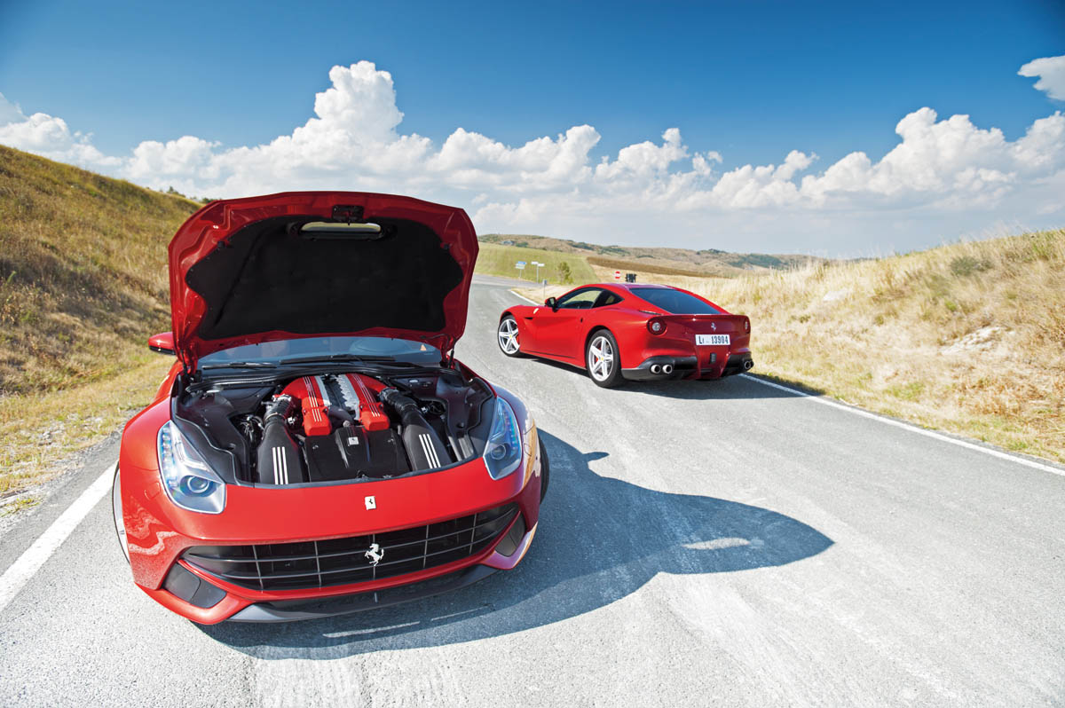 Ferrari F12 Berlinetta engine bay