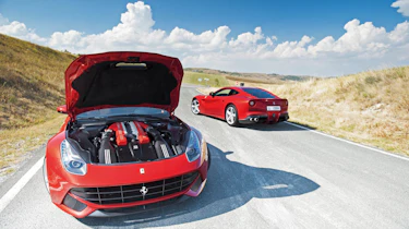 Ferrari F12 Berlinetta engine bay