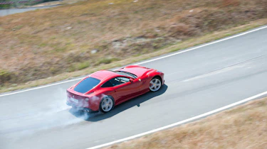 Ferrari F12 Berlinetta sideways slide drift