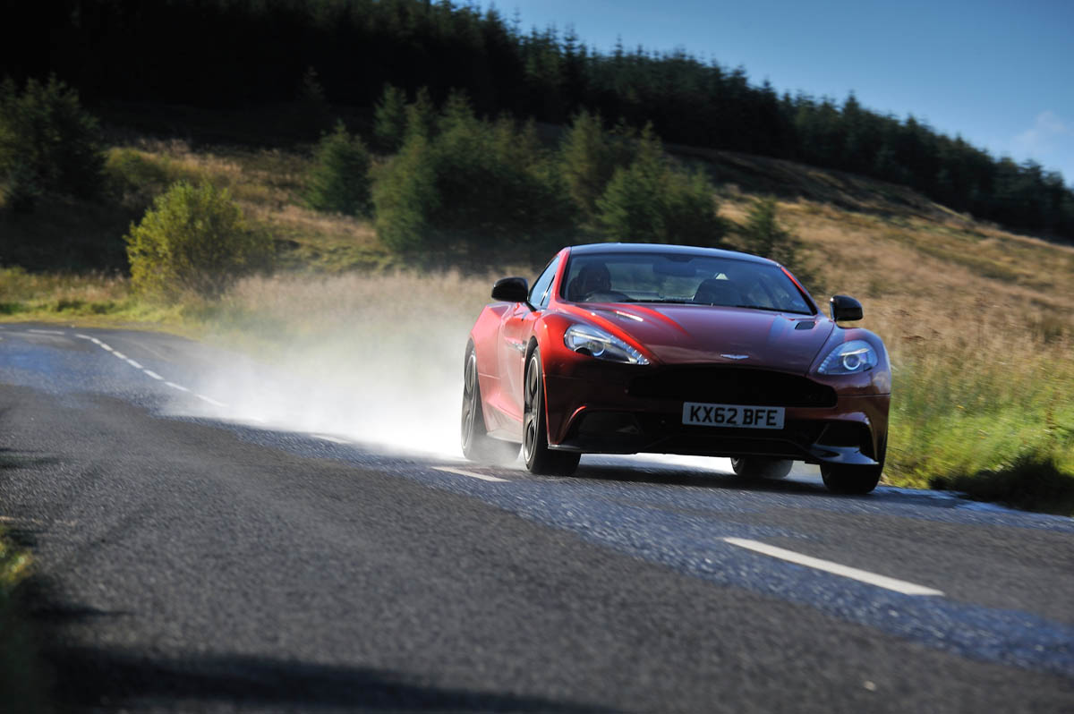 New Aston Martin Vanquish water splash