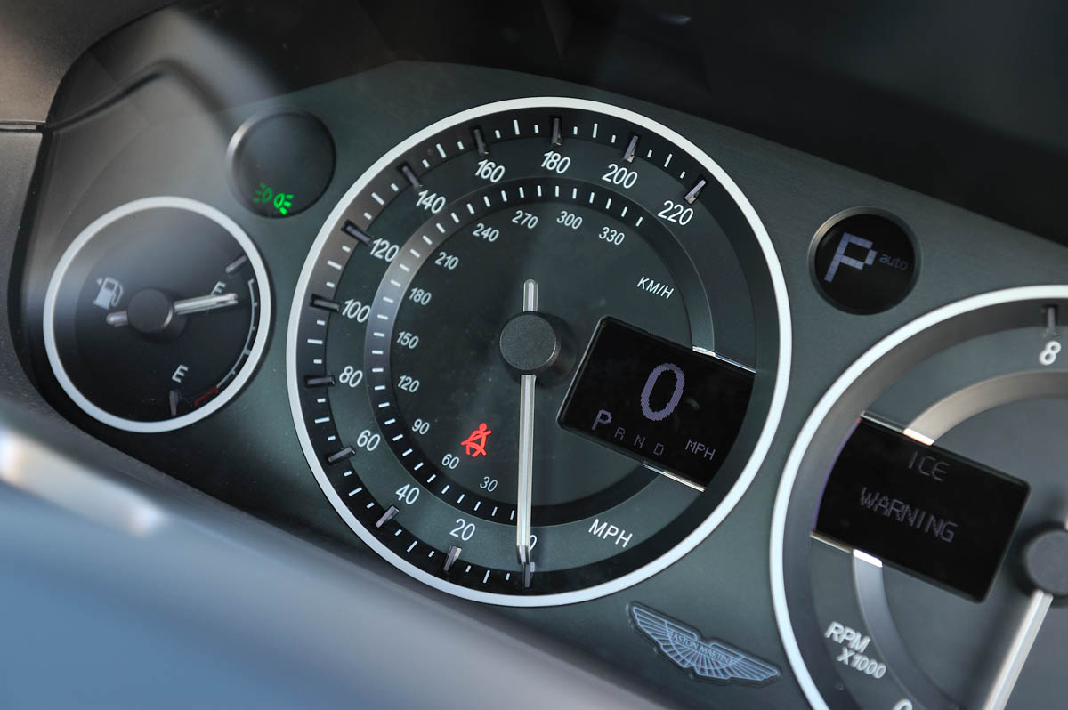 New Aston Martin Vanquish dials speedo