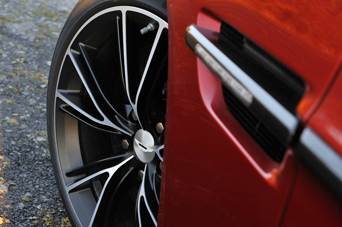 New Aston Martin Vanquish alloy wheel side vent