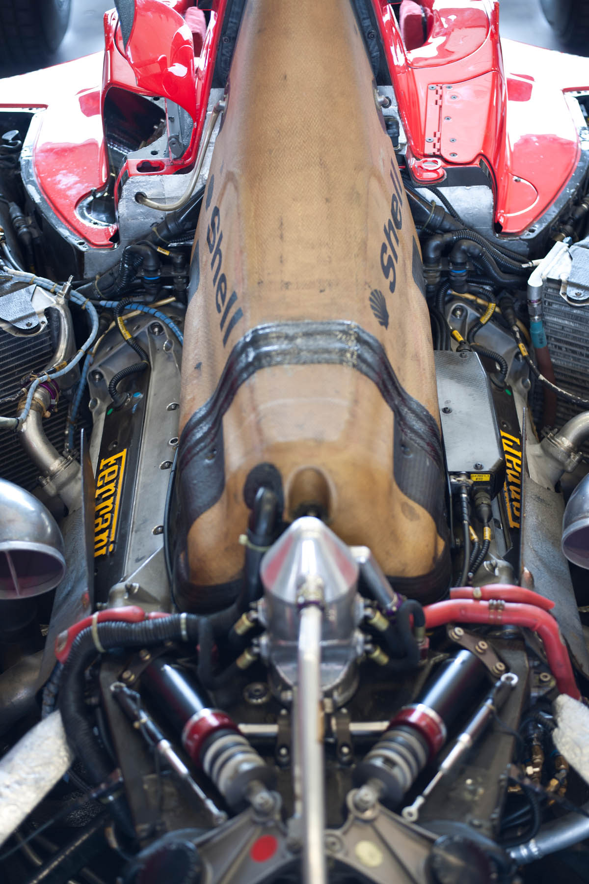 Michael Schumacher's Ferrari F1 car V10 engine