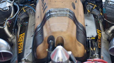 Michael Schumacher's Ferrari F1 car V10 engine