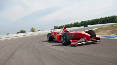 Michael Schumacher's Ferrari F1 car driven evo