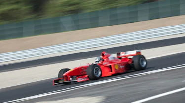 Michael Schumacher's Ferrari F1 car driven evo