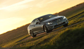 Mercedes C250 Coupe with AMG handling pack