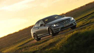 Mercedes C250 Coupe with AMG handling pack