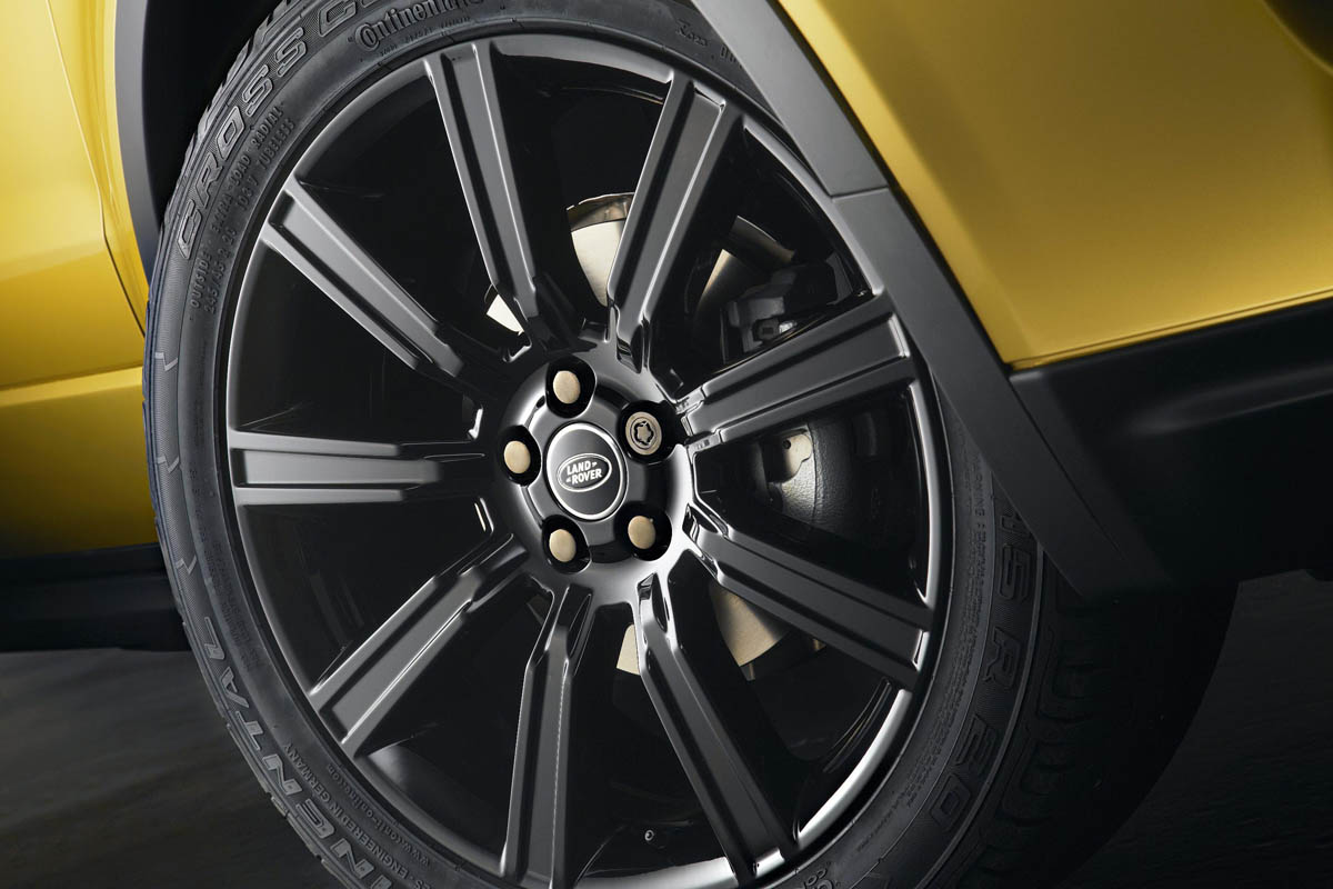 Range Rover Evoque Sicilian Yellow Limited Edition alloy wheel