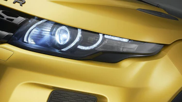 Range Rover Evoque Sicilian Yellow Limited Edition headlight