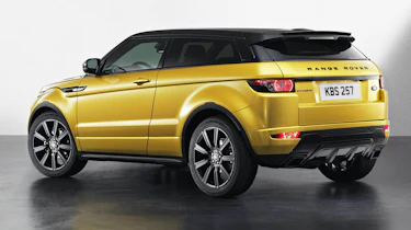 Range Rover Evoque Sicilian Yellow Limited Edition rear view