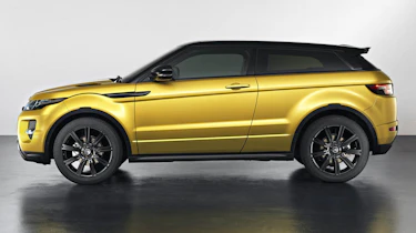Range Rover Evoque Sicilian Yellow Limited Edition side profile