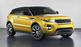 Range Rover Evoque Sicilian Yellow Limited Edition front view