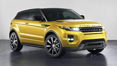 Range Rover Evoque Sicilian Yellow Limited Edition front view