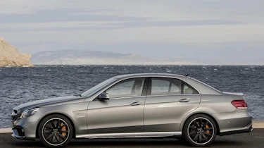 2013 Mercedes-Benz E63 AMG saloon side profile