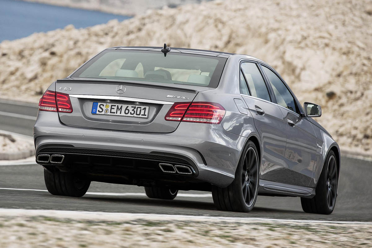 2013 Mercedes-Benz E63 AMG rear view