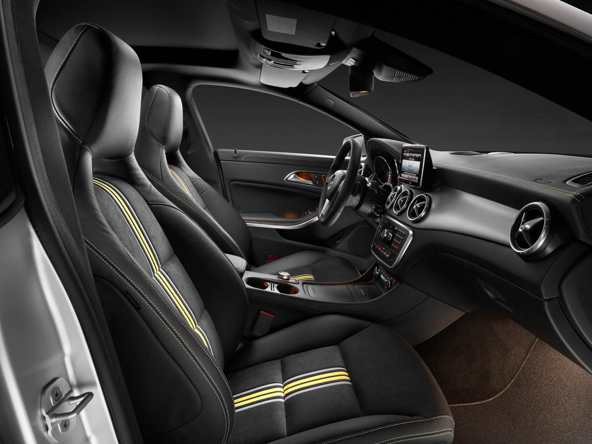 Mercedes-Benz CLA interior front seats