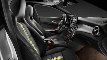 Mercedes-Benz CLA interior front seats