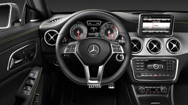Mercedes-Benz CLA interior dashboard steering wheel