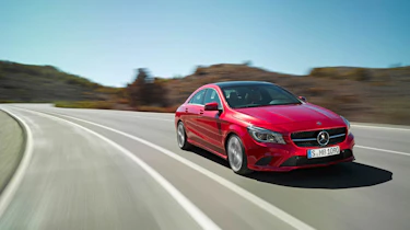 Mercedes-Benz CLA red