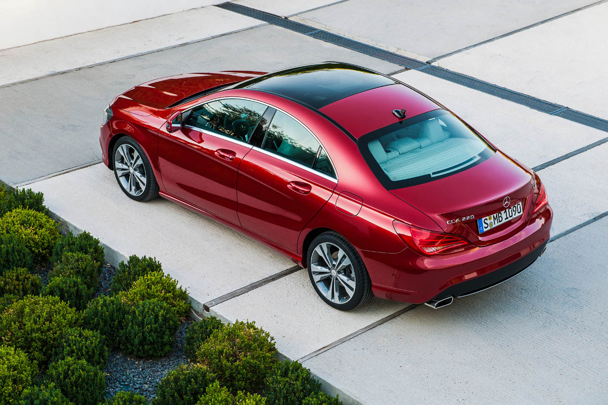 Mercedes-Benz CLA red