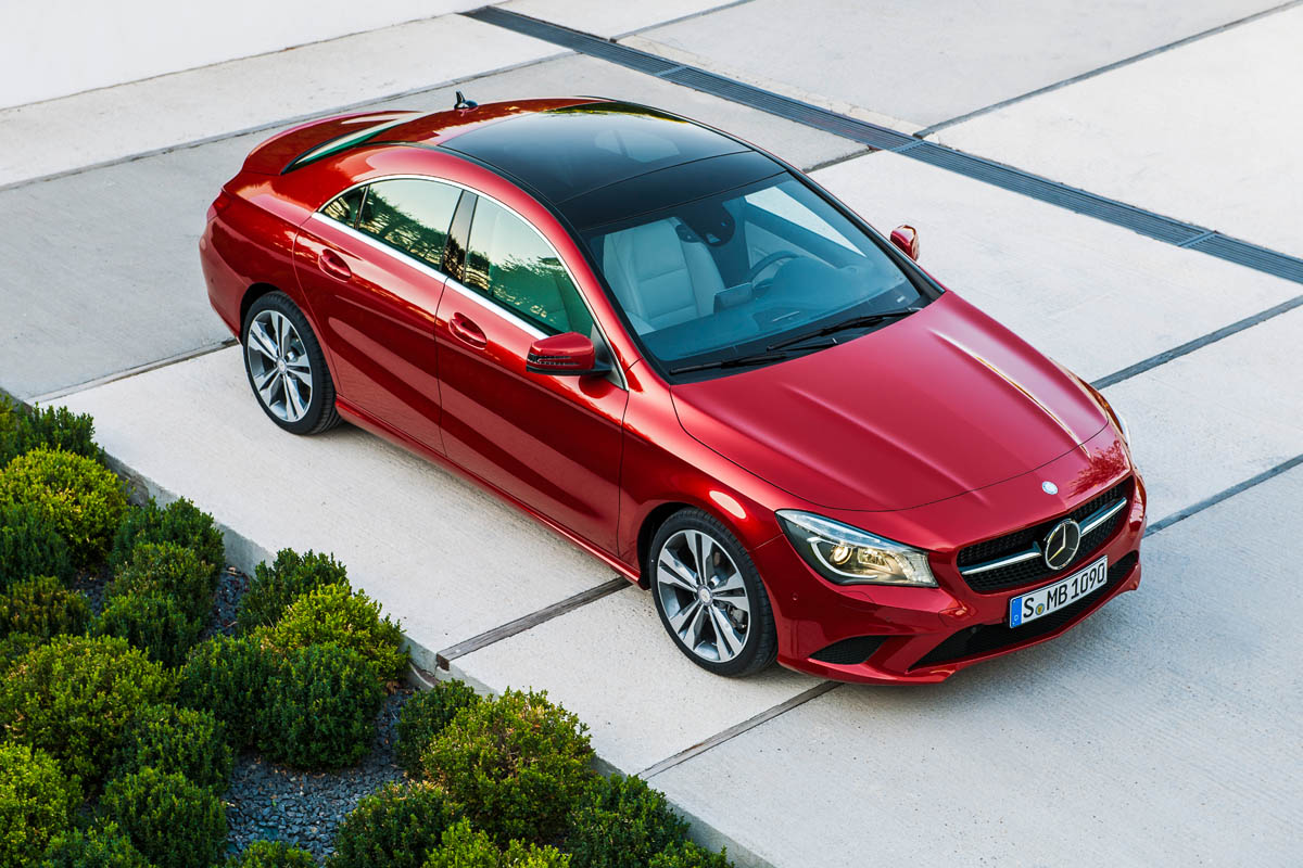 Mercedes-Benz CLA red