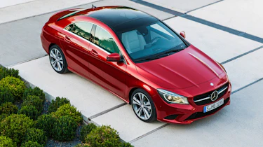 Mercedes-Benz CLA red