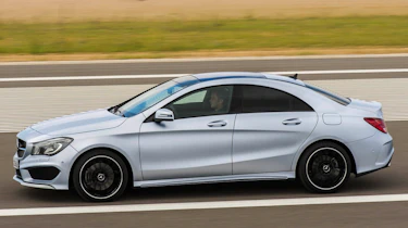 Mercedes-Benz CLA side profile silver