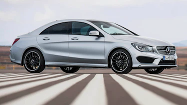 Mercedes-Benz CLA silver side profile