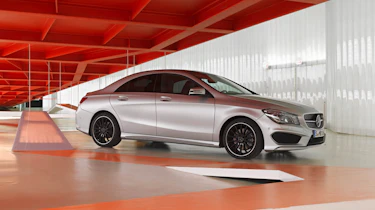Mercedes-Benz CLA silver front