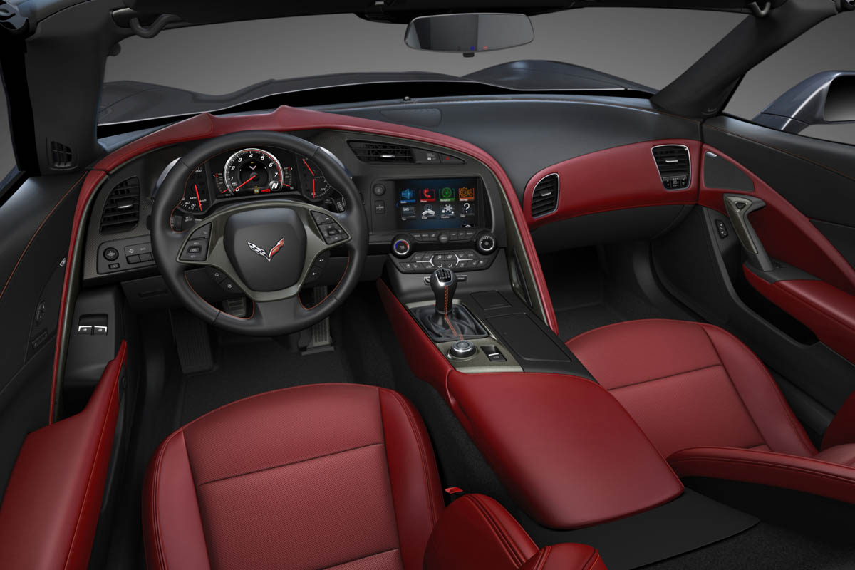 2014 Chevrolet Corvette C7 Stingray interior dashboard steering wheel