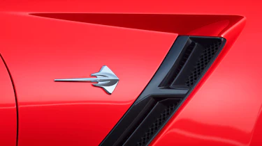2014 Chevrolet Corvette C7 Stingray badge vent
