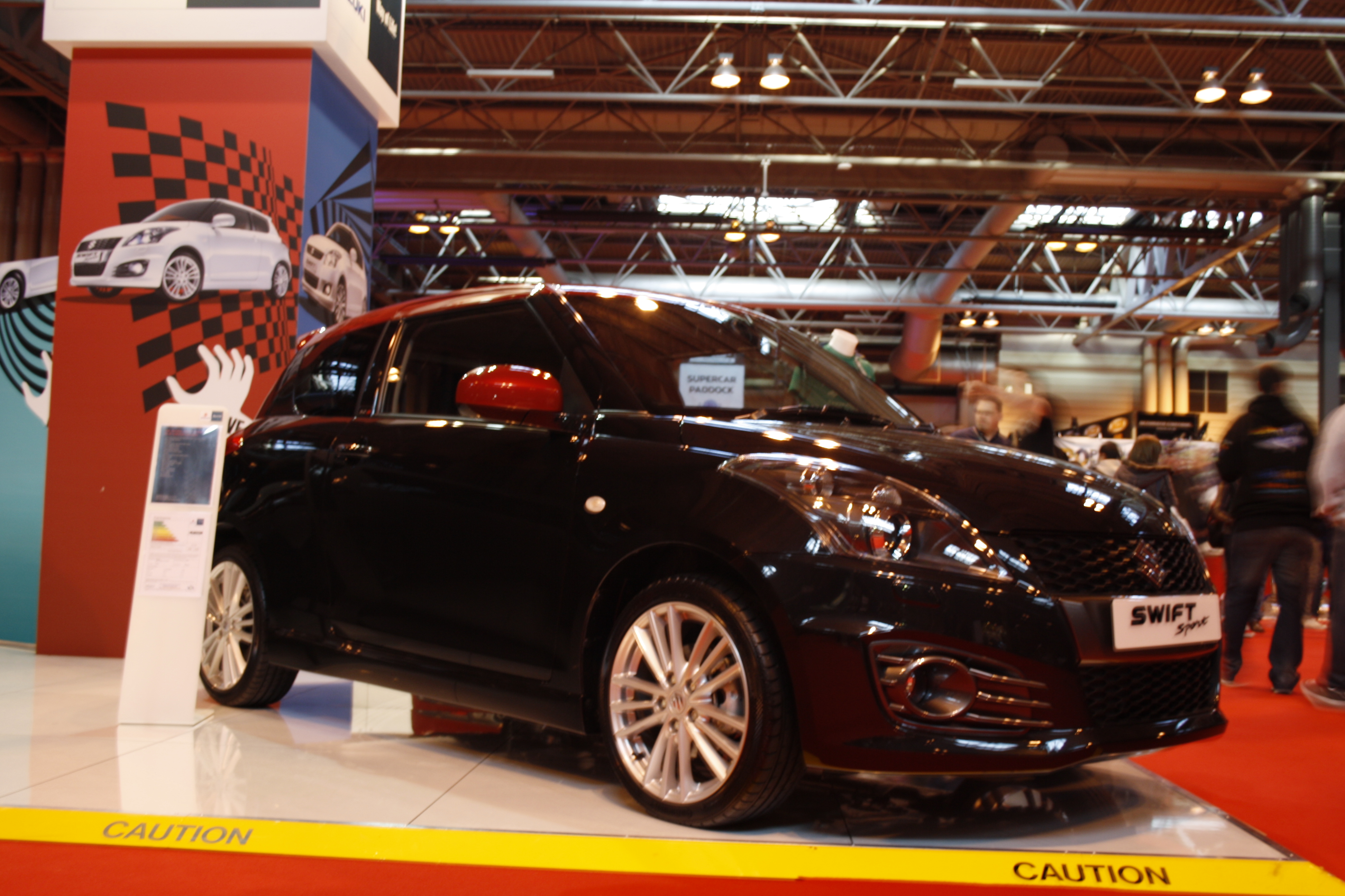 Suzuki Swift Sport SZ-R at Autosport show
