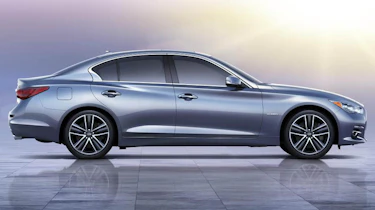 Infiniti Q50 sports saloon side profile