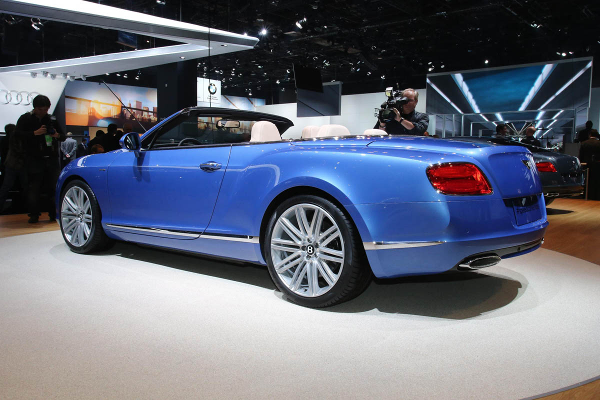 2013 Bentley Continental GTC Speed rear